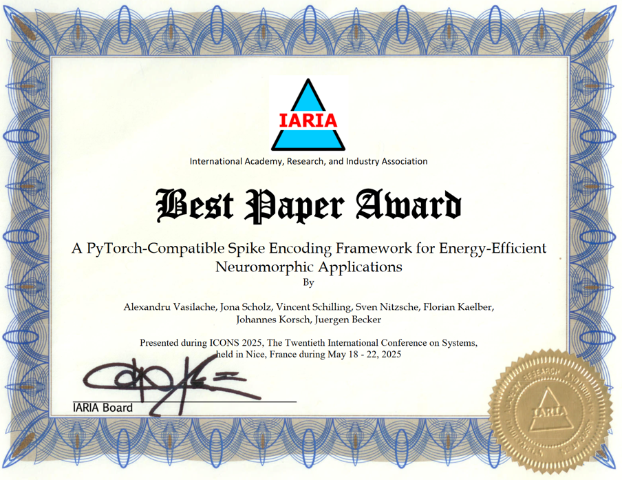 Best Paper Award